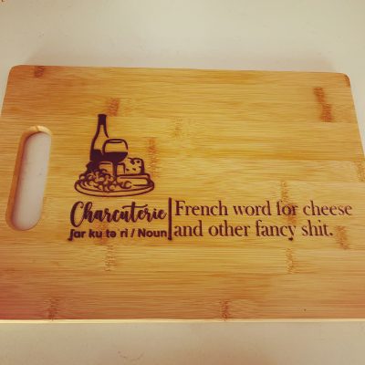 Custom Bamboo Cutting Board With Handle