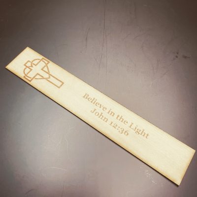 Custom Wood Bookmark