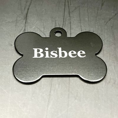 Personalized Black Dog Tag